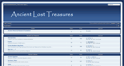 Desktop Screenshot of ancientlosttreasures.com