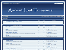 Tablet Screenshot of ancientlosttreasures.com